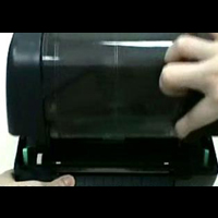tsc ttp-247条码打印机安装标签纸视频